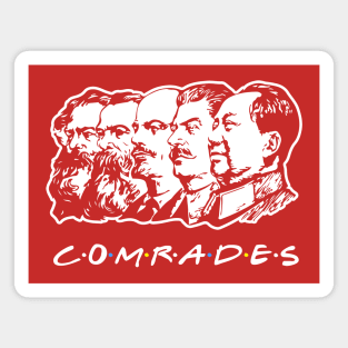 Communist Comrades Friends Magnet